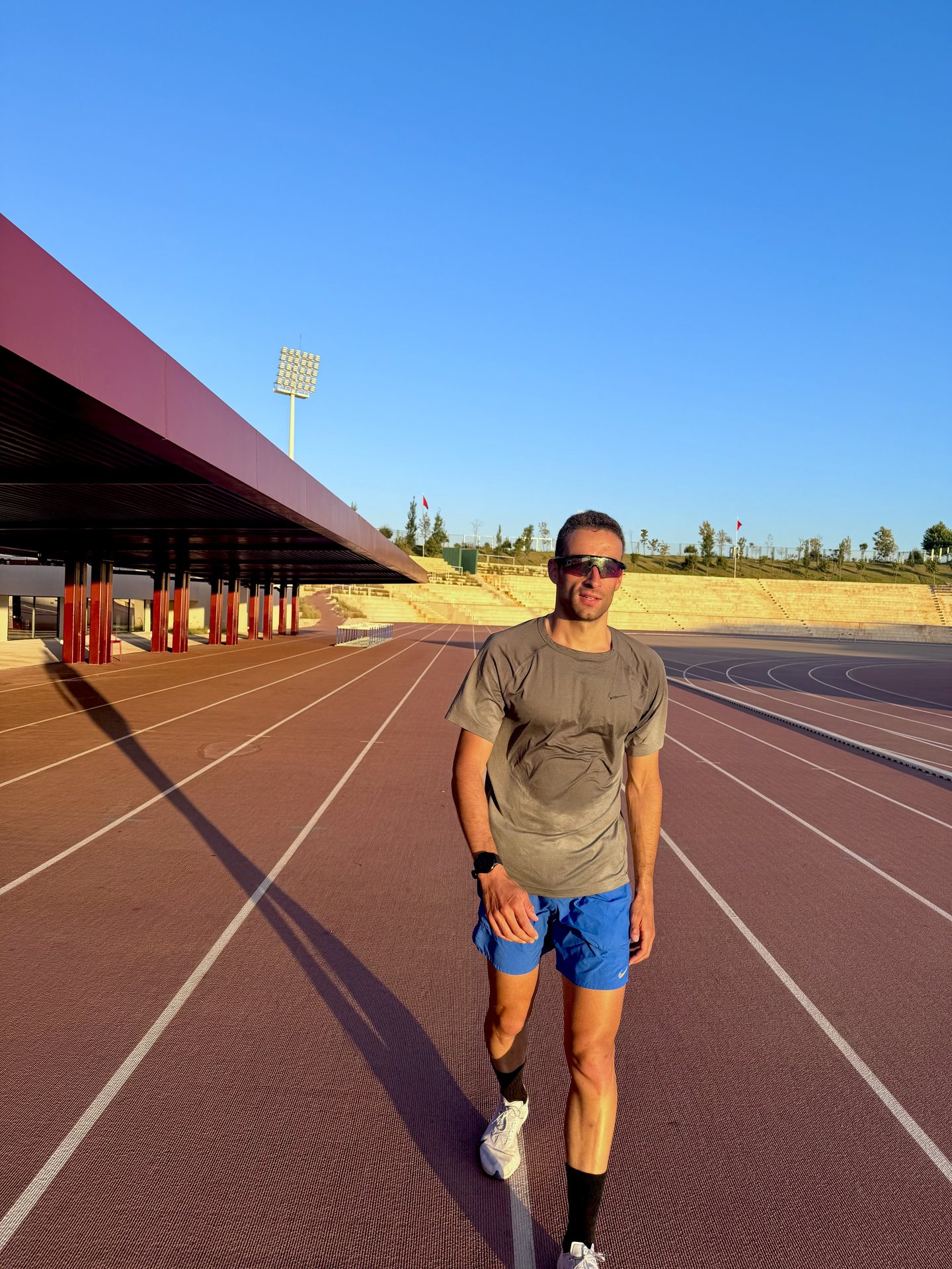 Badr Siwane à l'entraînement