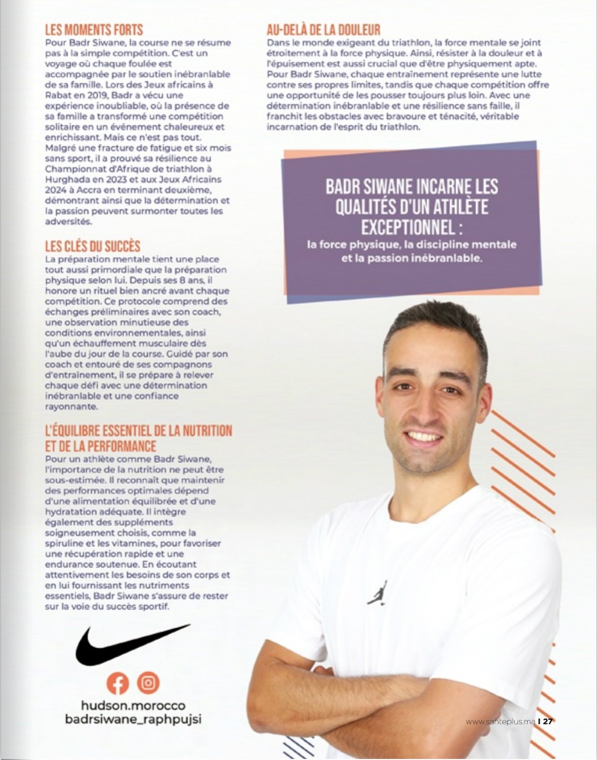 Badr Siwane, reportage magazine