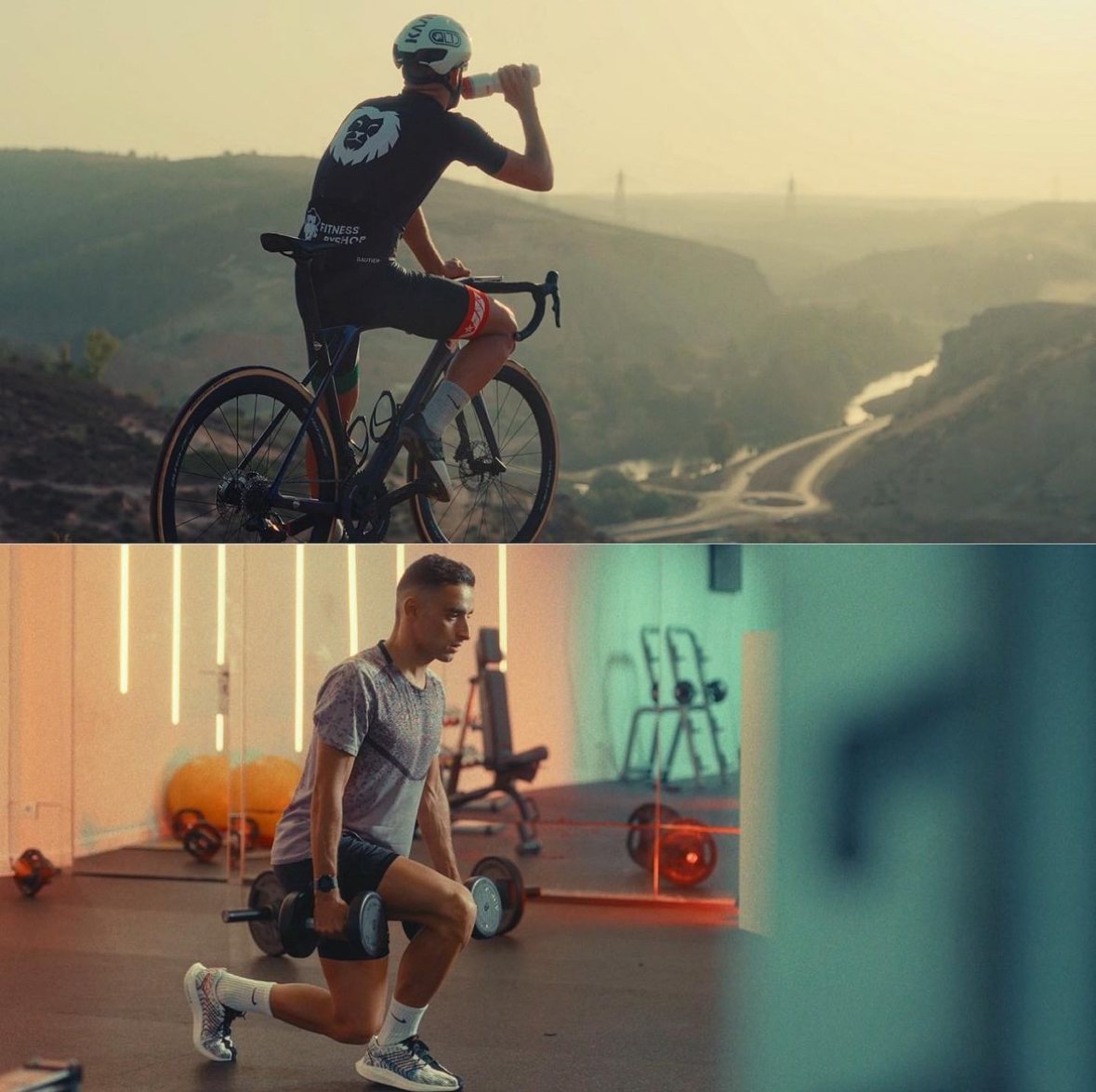 Badr Siwane lors d'un tournage Nike